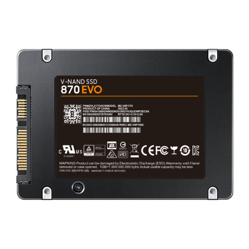 2.5-inch 870 EVO SATA3 Solid-State Drive - 500GB to 4TB
