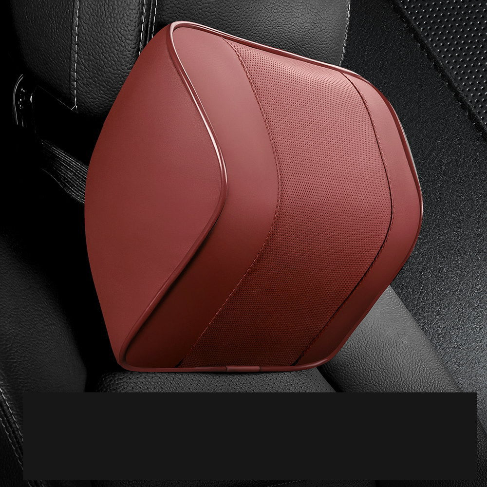 Premium Memory Foam Car Neck & Lumbar Support Pillow