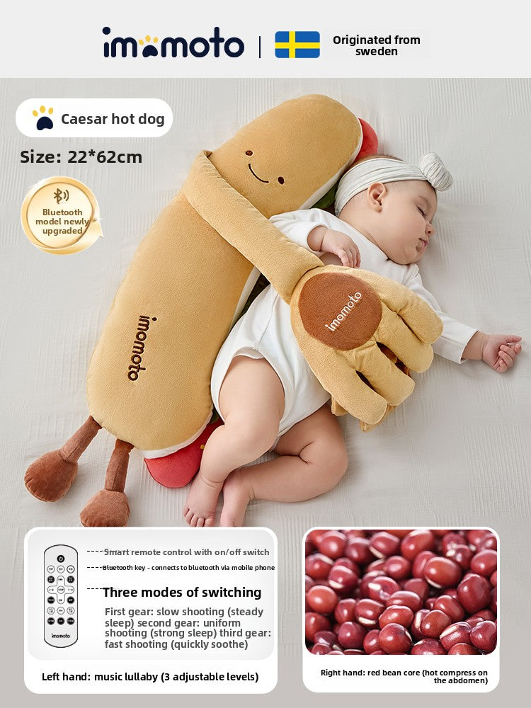 Newborn Soothing Plush Doll with Bluetooth Lullabies