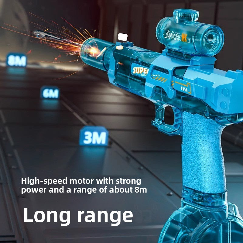 Electric Water Gun Toy for Kids with LED Lights
