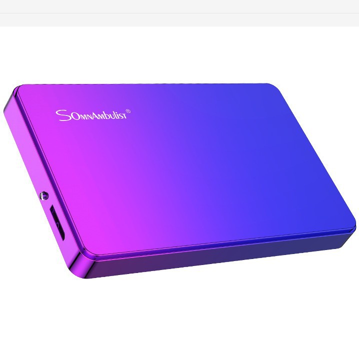 1TB Mobile External Hard Drive - Purple
