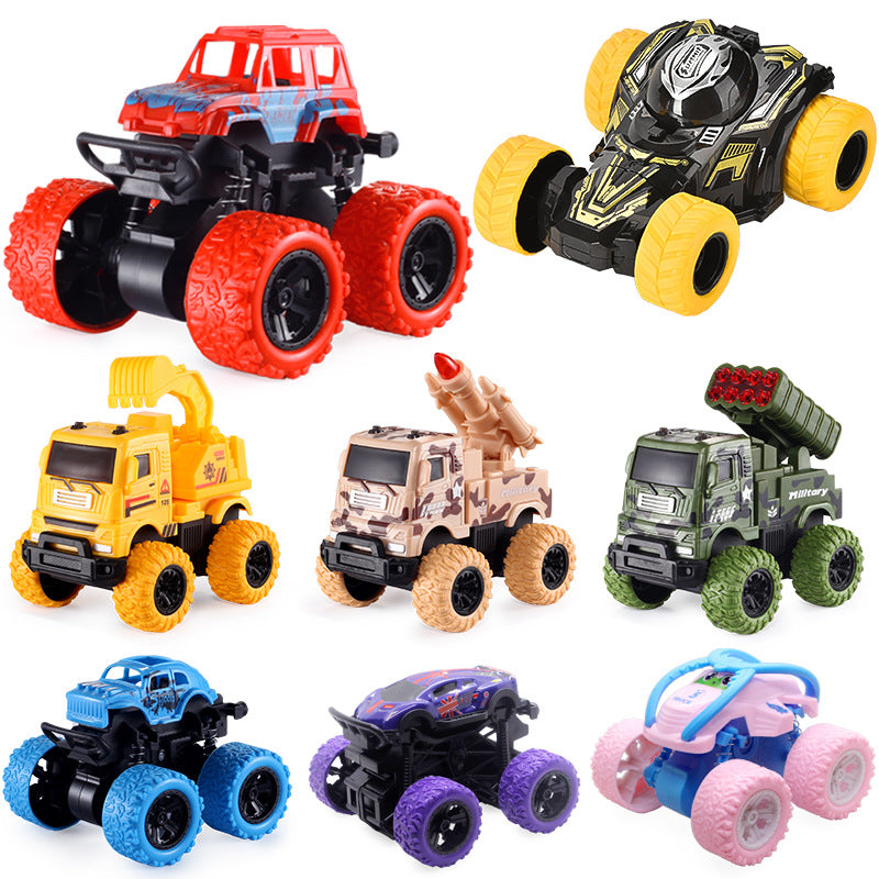 Toy car, excavator, inertial off-road vehicle