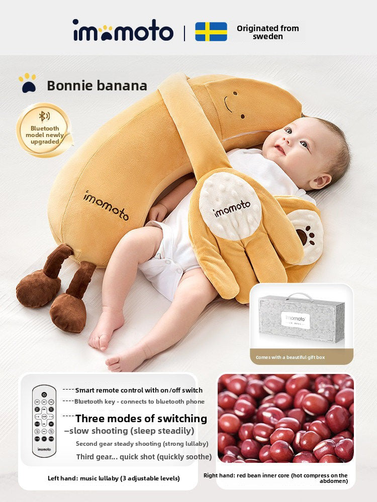 Newborn Soothing Plush Doll with Bluetooth Lullabies