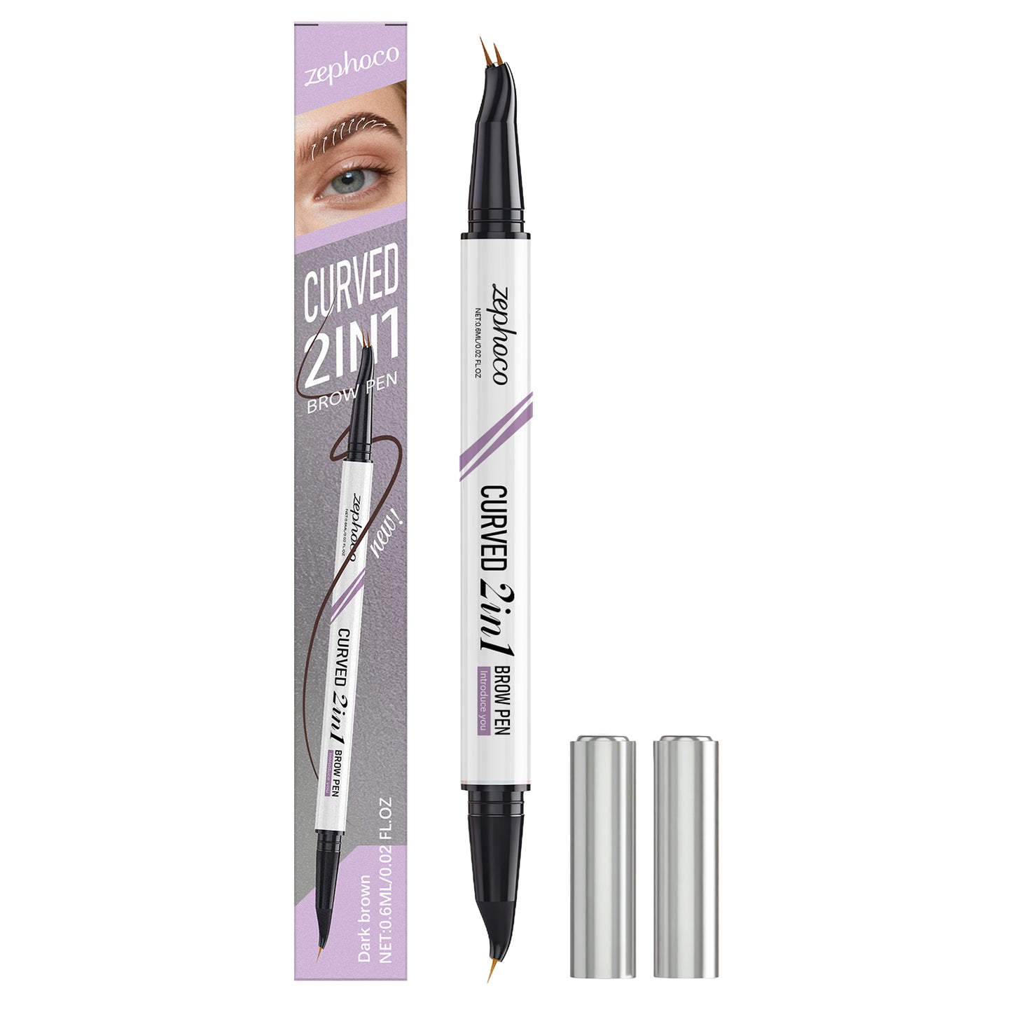 Double-ended Waterproof Eyebrow Pencil