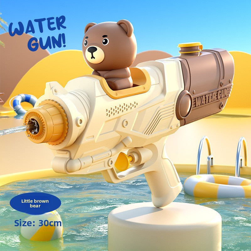 Double-nozzle dinosaur duck water gun water splashing toy