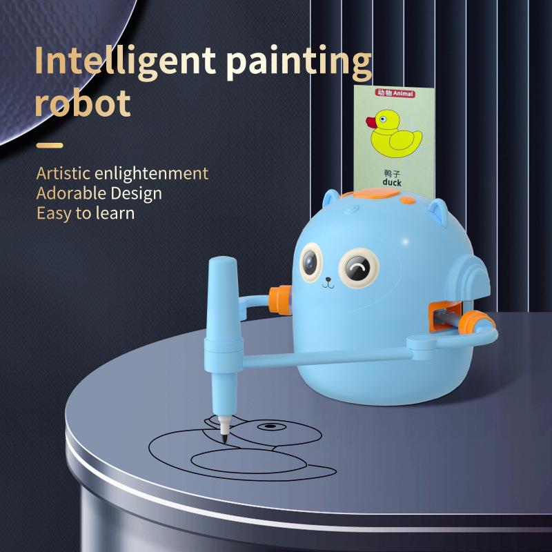 Early education intelligent painting robot