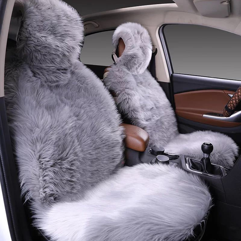 Premium Plush Car Seat Cushion - Universal Winter Comfort