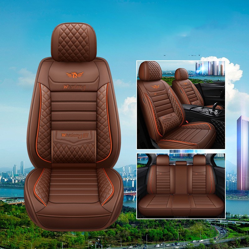 Premium Leather Car Seat Cushion - All Seasons