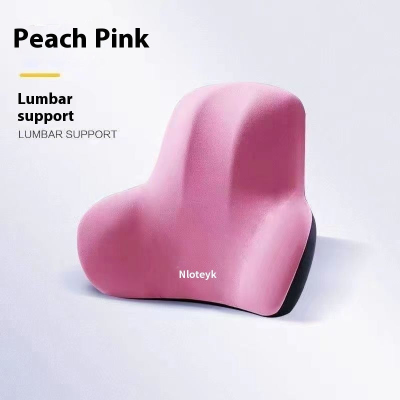 Four Seasons Universal Car Memory Foam Waist Cushion Back Cushion Headrest Cervical Spine Neck Pillow Car Pillow Seat Headrest