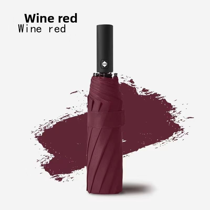 The fully automatic umbrella is suitable for both sunny and rainy days