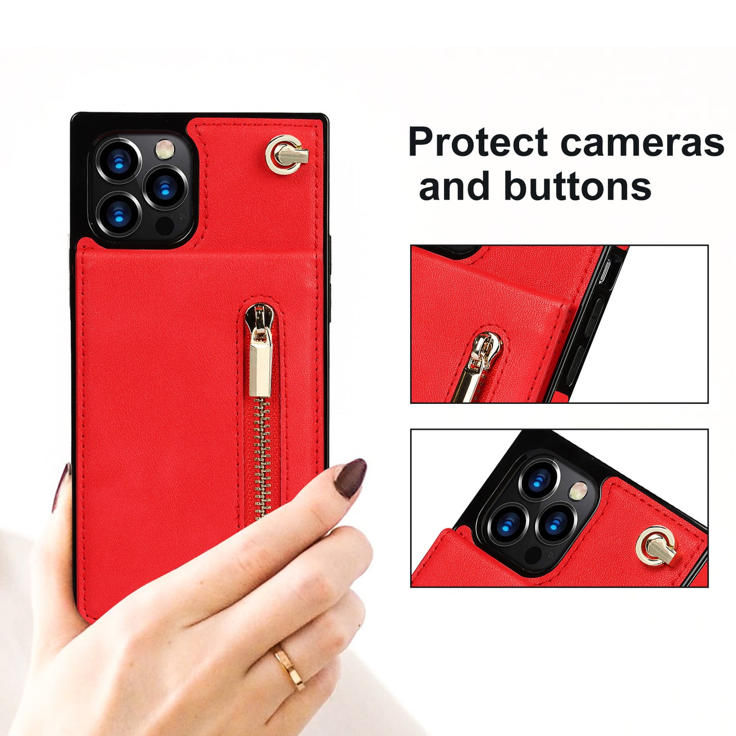 Premium Crossbody Zipper Phone Case