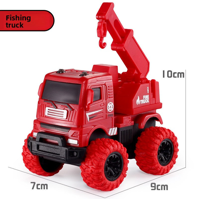 Toy car, excavator, inertial off-road vehicle