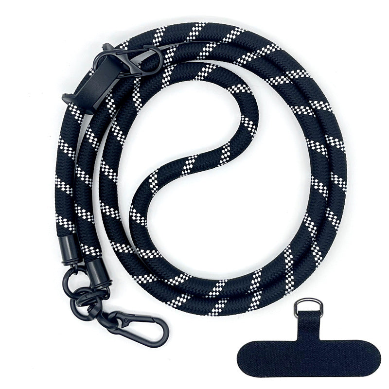 10MM Climbing Rope Mobile Phone Lanyard Gasket Adjustable Crossbody Mobile Phone Strap Camera Strap Rope Anti-lost Neck Rope