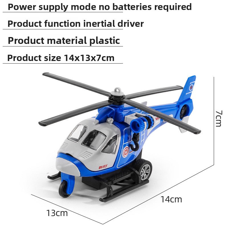 Children's toy helicopter model