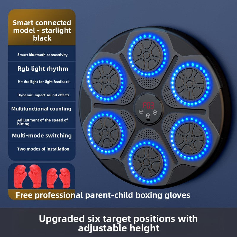 Smart Music Boxing Machine with LED Targets
