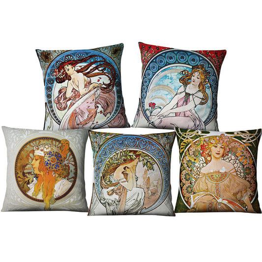 Linen pillow cushion cover