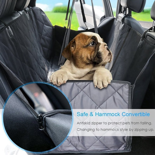 Premium Quilted Waterproof Pet Car Seat Protector