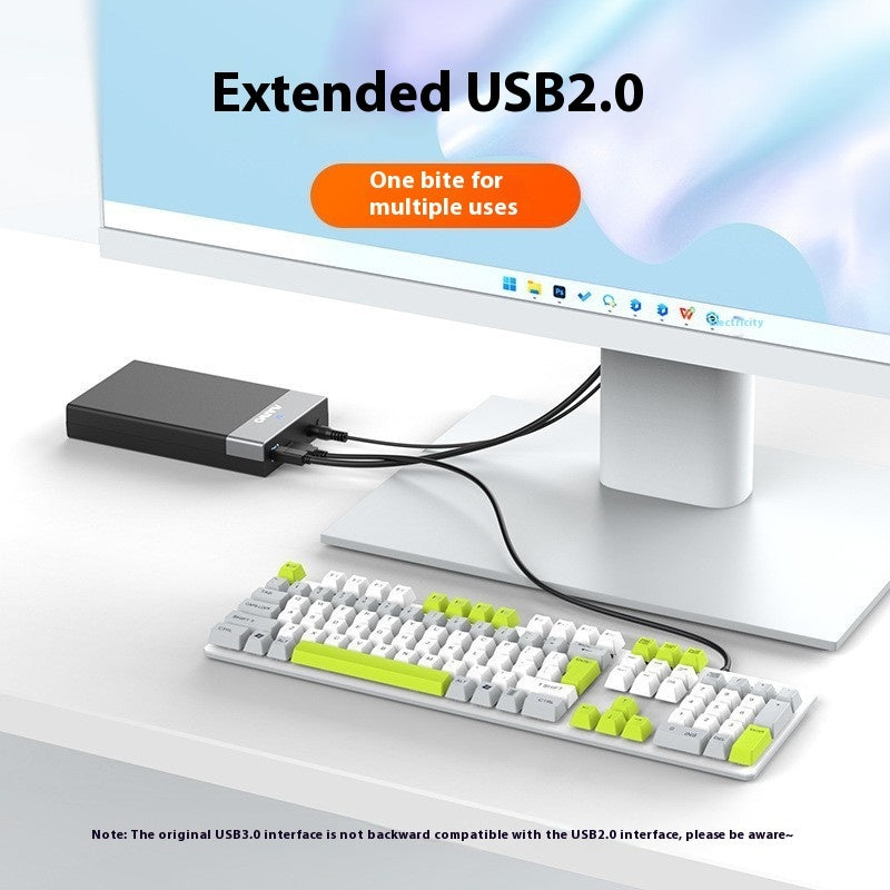3.5 Inch SATA to USB 3.0 External Hard Disk Box - Supports 14TB