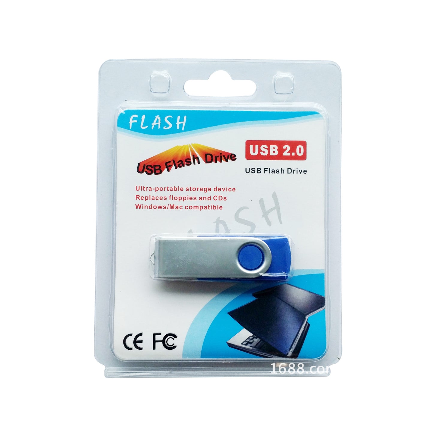 Creative 360 Degree Rotating USB Drive - Customizable Enterprise Flash Storage