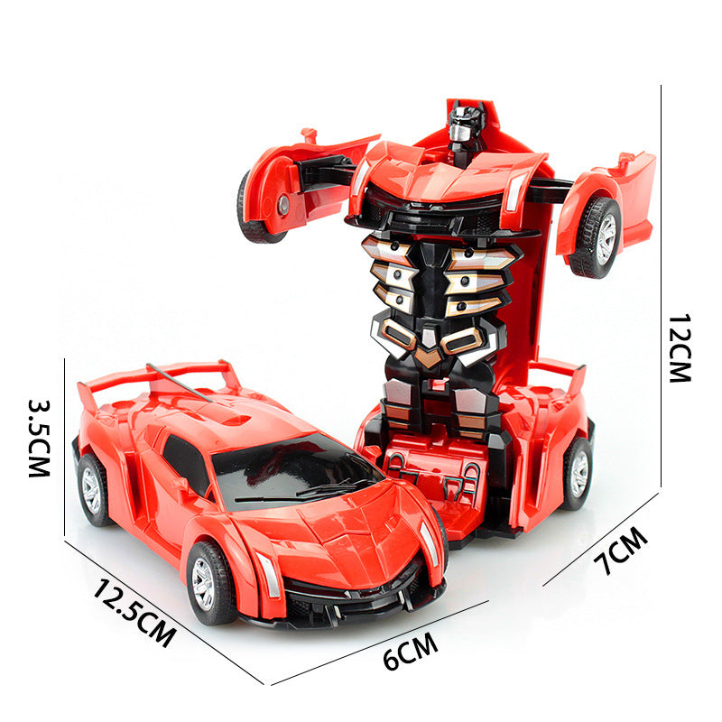 Children's transformable toy car model