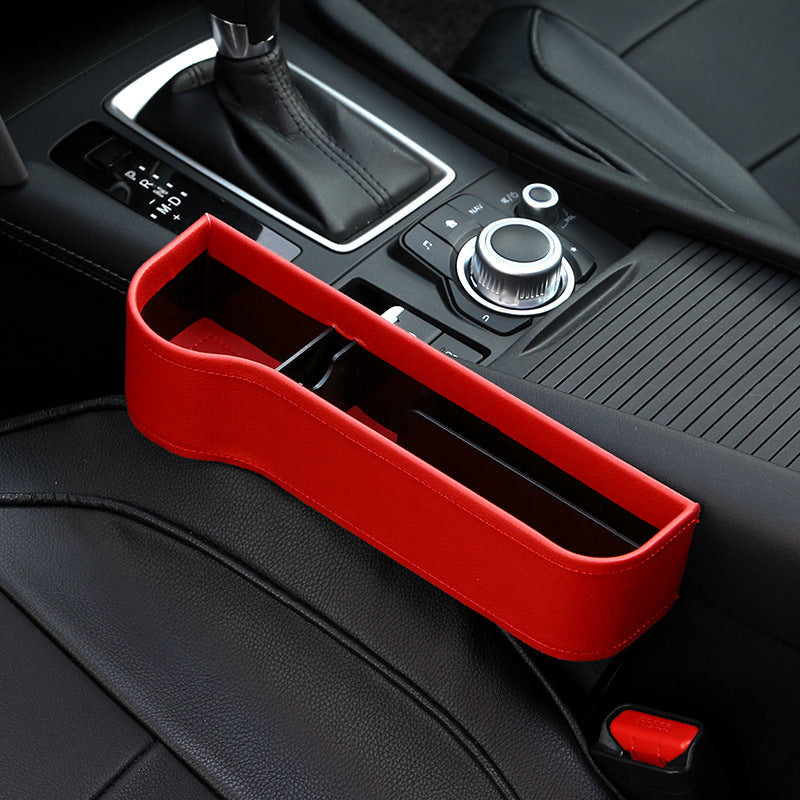 Premium Leather Car Storage Organizer