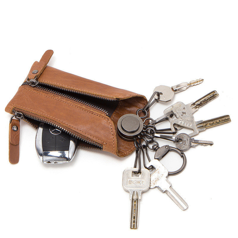 Premium Leather Car Key Holder
