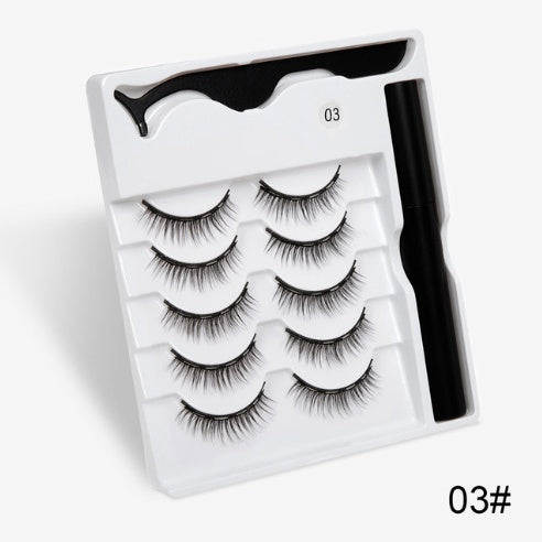 Luxurious Magnetic False Eyelashes - Effortless Beauty
