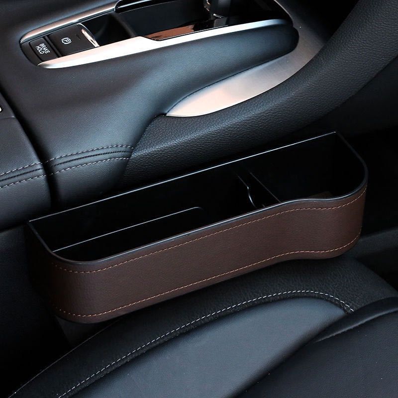 Premium PU Leather Car Organiser