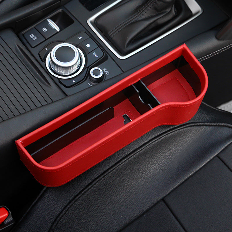 Premium Leather Car Storage Organizer