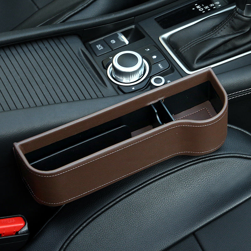 Premium Leather Car Storage Organizer