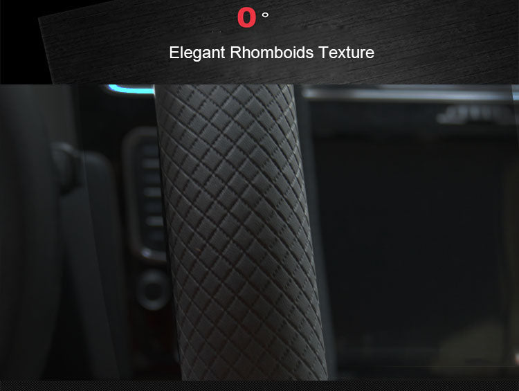 Premium Microfiber Leather Steering Wheel Cover