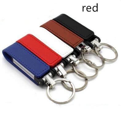 Leather Keychain USB Drive