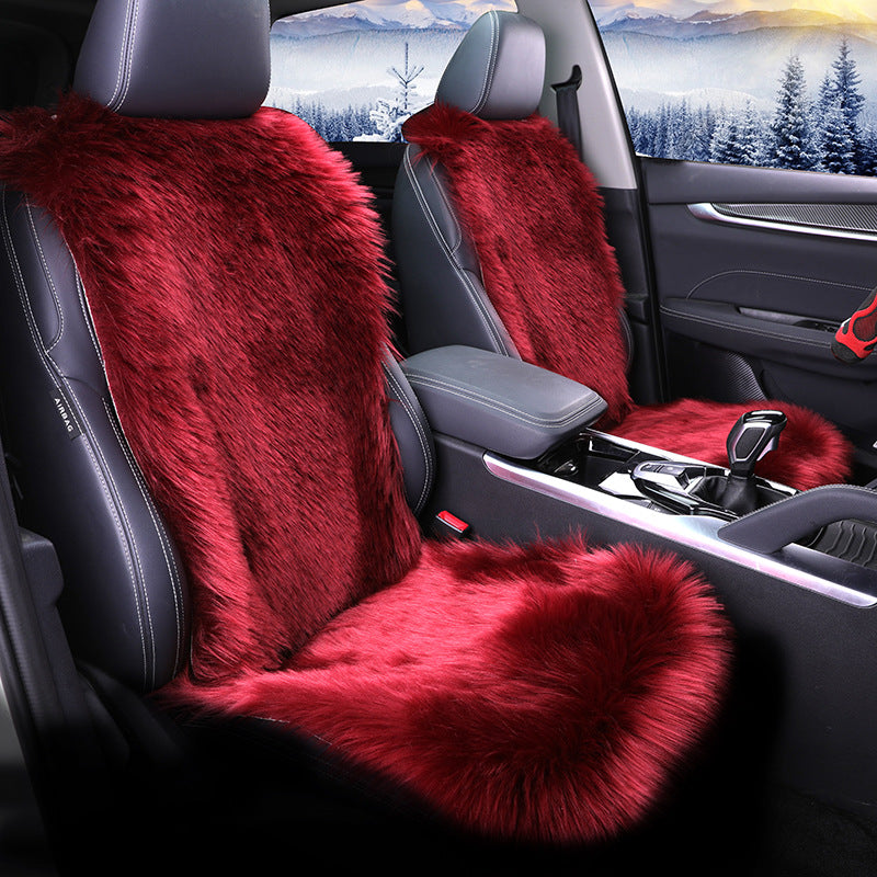 Premium Plush Car Seat Cushion - Universal Winter Comfort