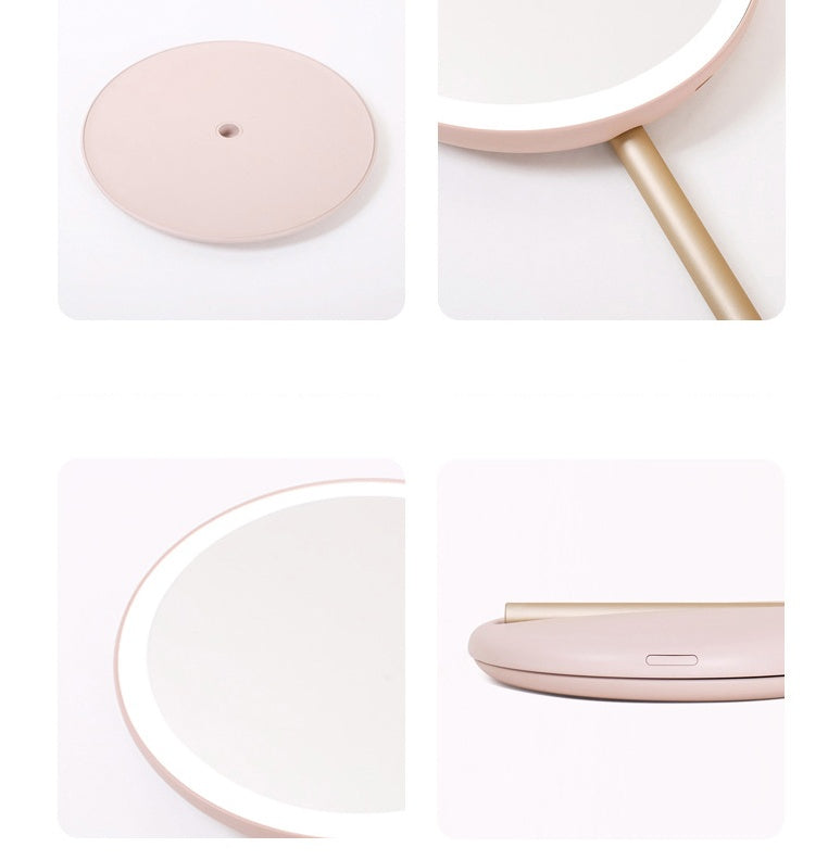 Premium Folding LED Makeup Mirror with Daylight Illumination