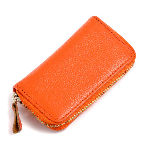 Premium Leather Car Key Holder & Card Case