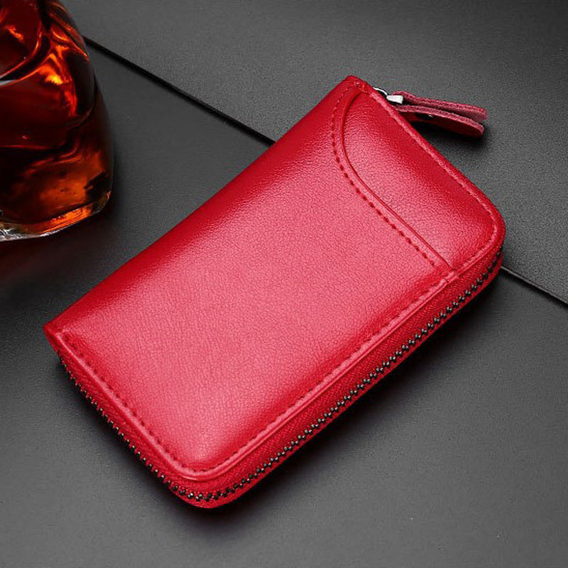 Premium Leather Car Key Case & Organizer