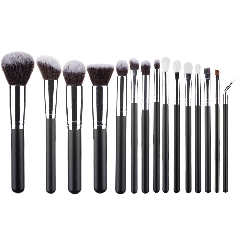 15-Piece Professional Makeup Brush Set for Flawless Application