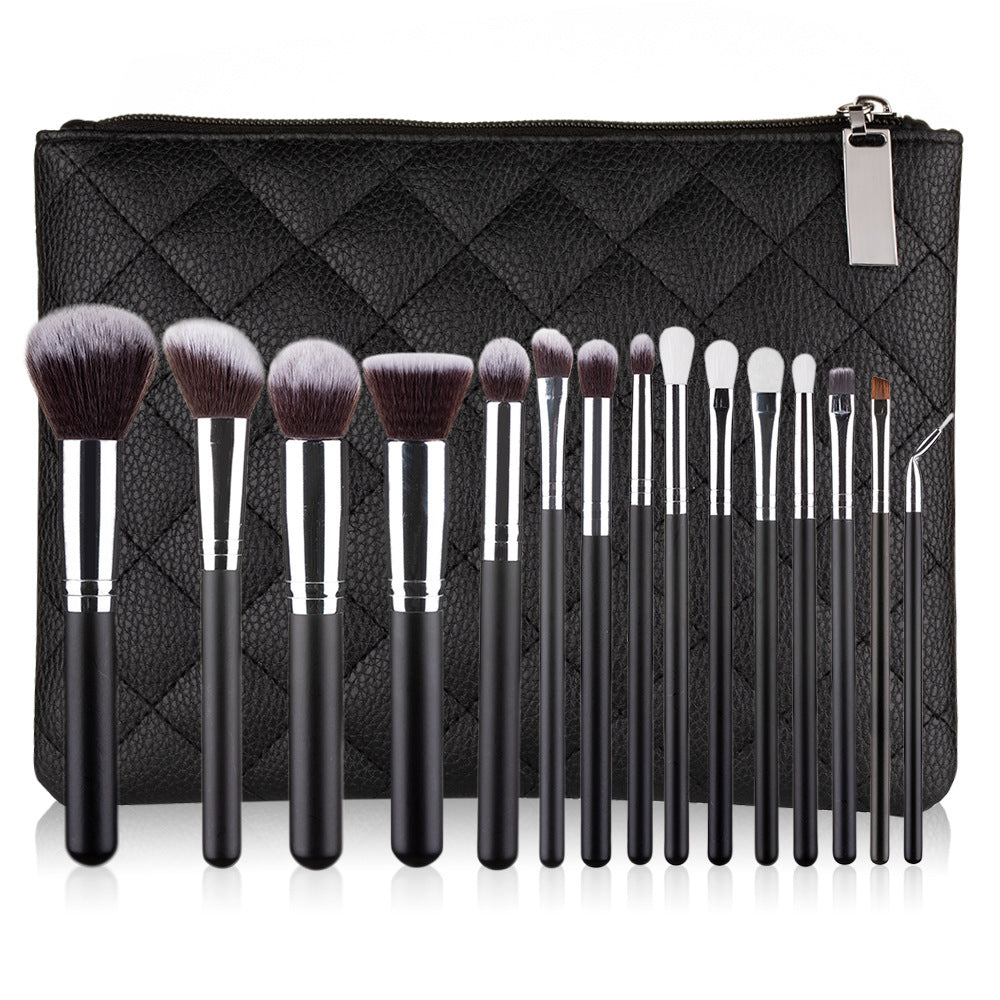 15-Piece Professional Makeup Brush Set for Flawless Application
