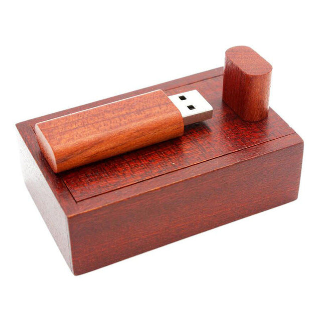 Personalized 32GB U Disk Wooden USB Flash Drive