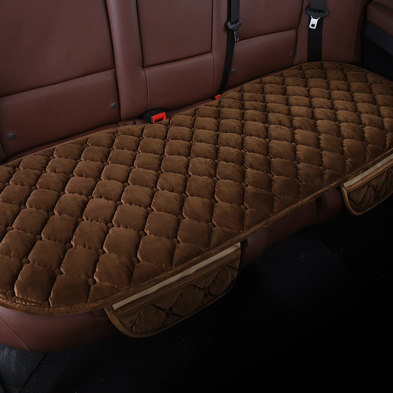 Premium Plush Car Seat Cushion - Non-Slip & Warm