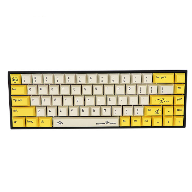 68-Key Mechanical Keyboard with Premium PBT Keycaps