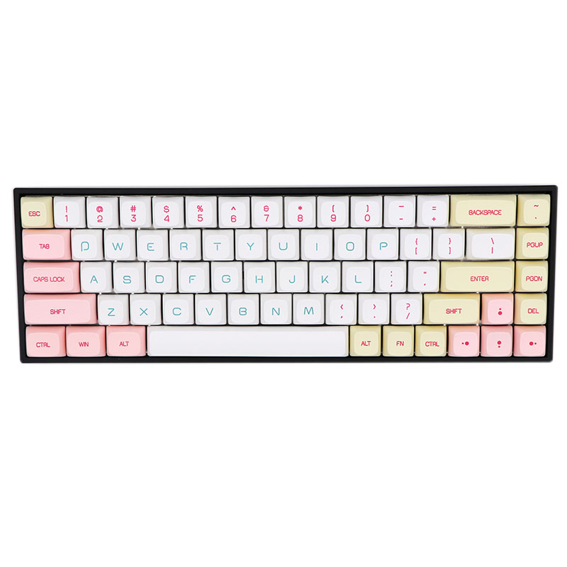 68-Key Mechanical Keyboard with Premium PBT Keycaps