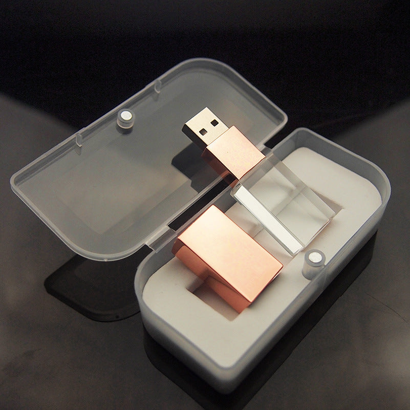 Transparent Crystal USB Flash Drive