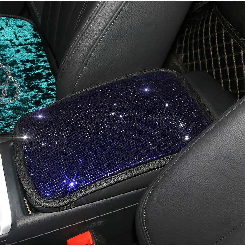 Blue Diamond Car Gear Shift Cover