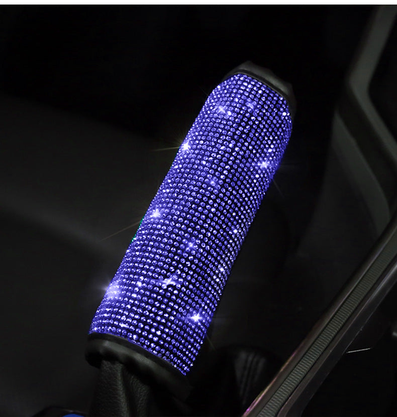 Blue Diamond Car Gear Shift Cover