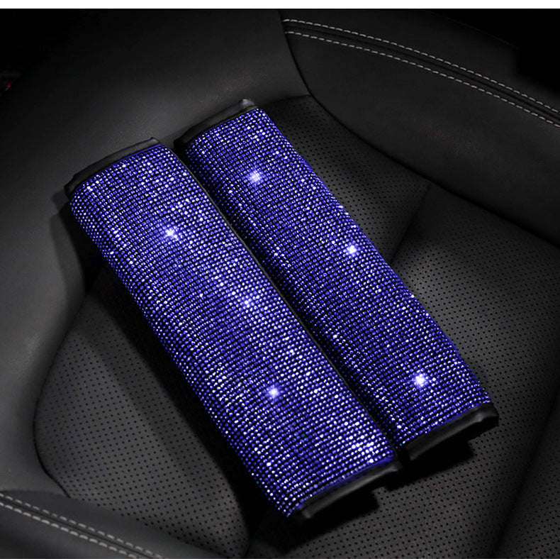 Blue Diamond Car Gear Shift Cover