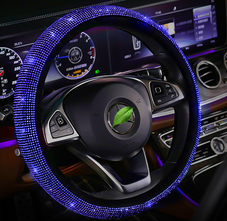 Blue Diamond Car Gear Shift Cover