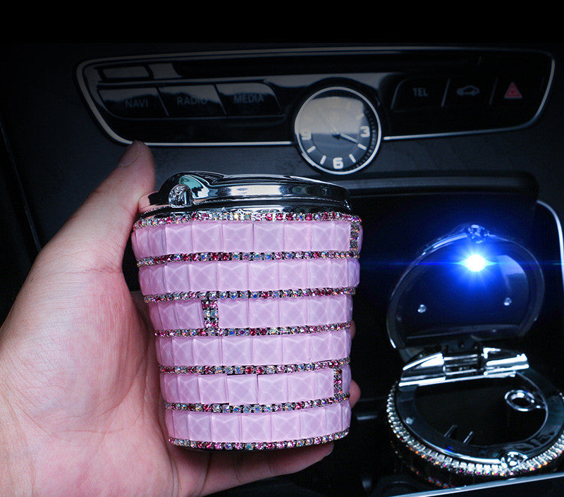 Shop Supplies Automotive Supplies, Car Ashtrays, LED Diamond-studded High-quality Ashtrays