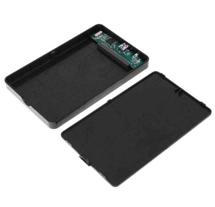 USB 2.0 External Hard Drive Enclosure for 2.5" IDE HDDs