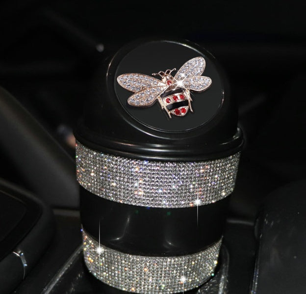 Diamond Swan Car Storage & Waste Bin